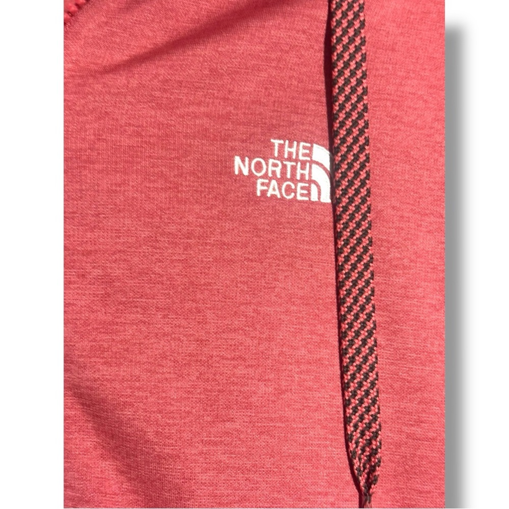 The North Face Pink Utility Jacket Long Sleeve Fleece Interior Hooded Sweatshirt - Picture 15 of 16